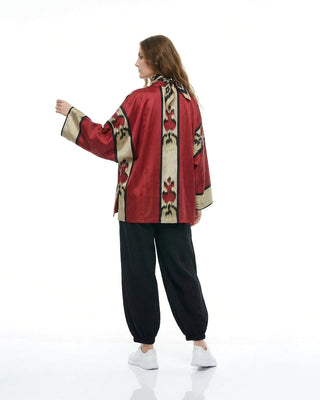 Silk Ikat Kimono Jacket IK101