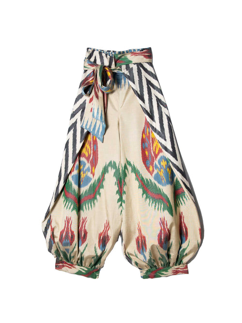 COMBO HAREM WRAP PANTS