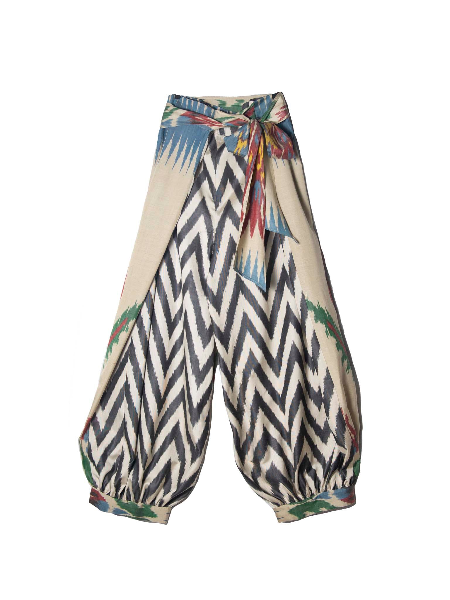 COMBO HAREM WRAP PANTS