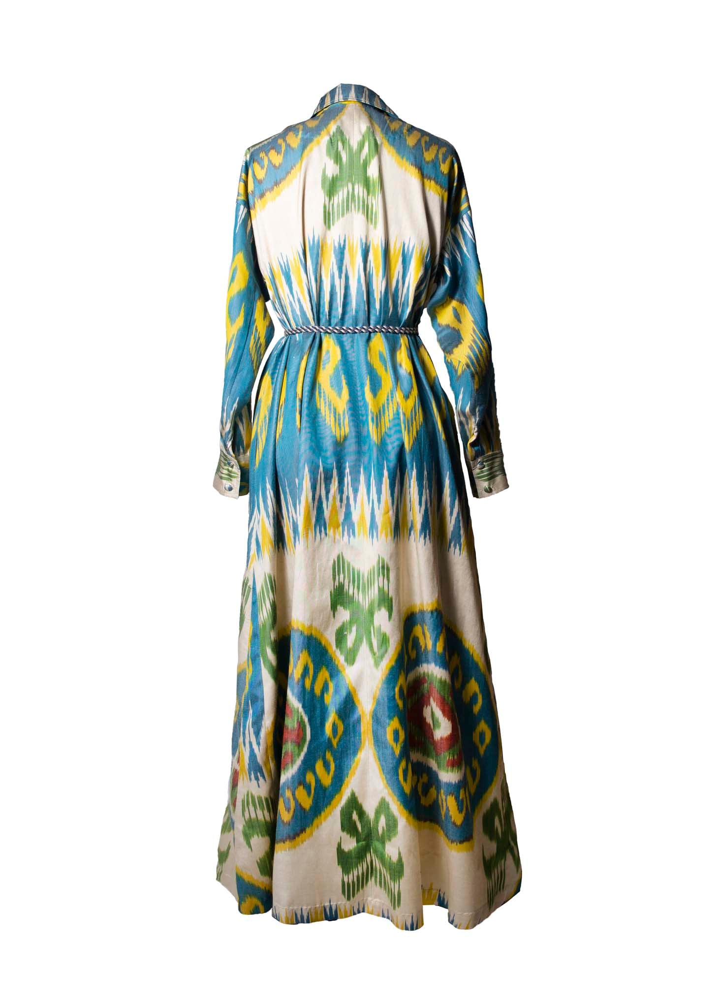 SILK IKAT SHIRT DRESS